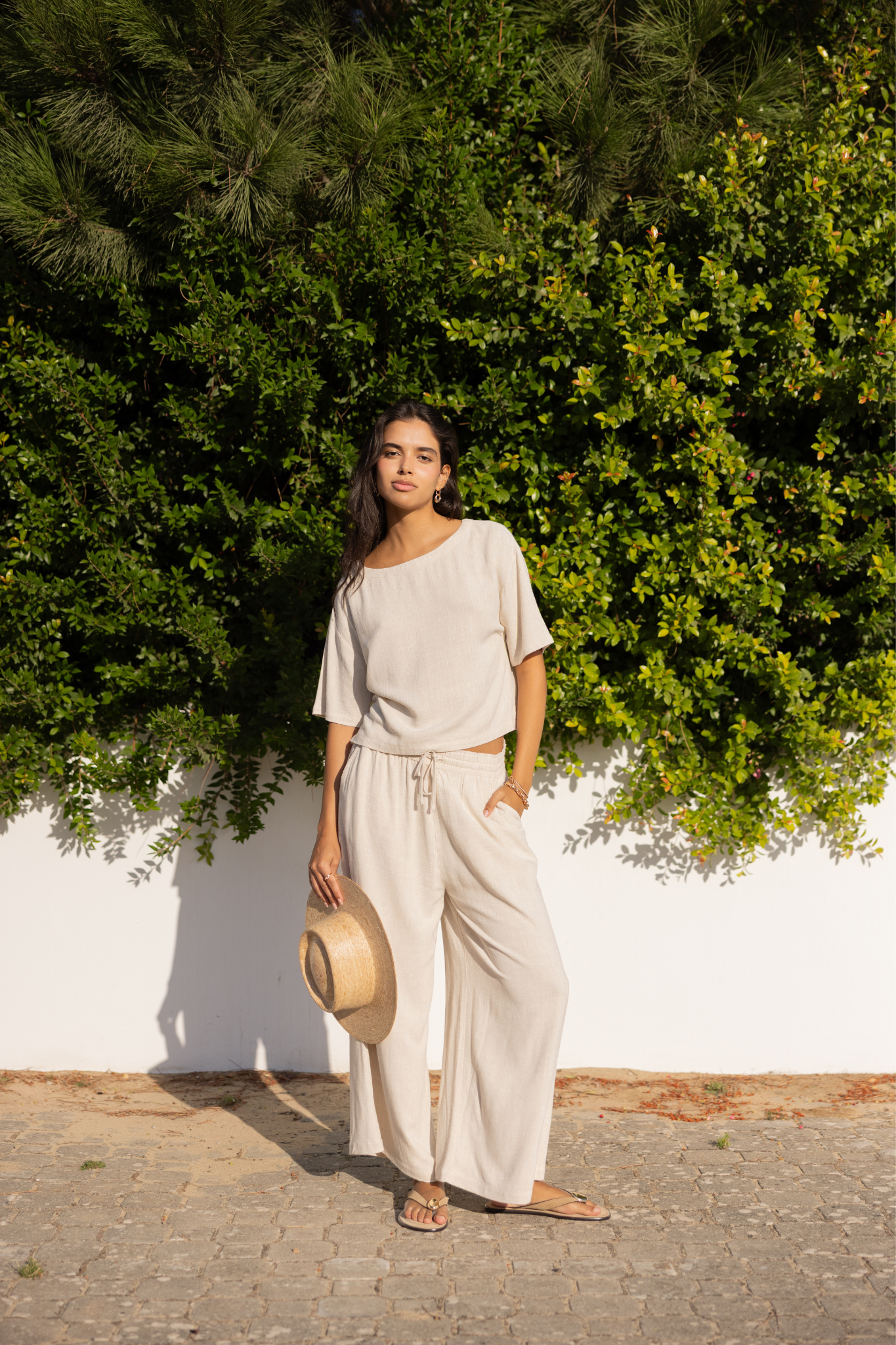 Gemini Linen Top