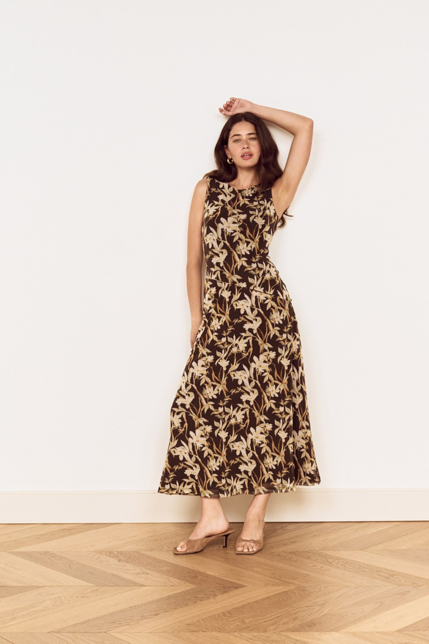 Vega Floral Midi Dress