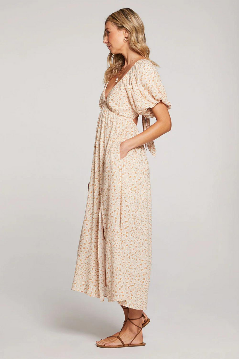 Tristan Sand Midi Dress