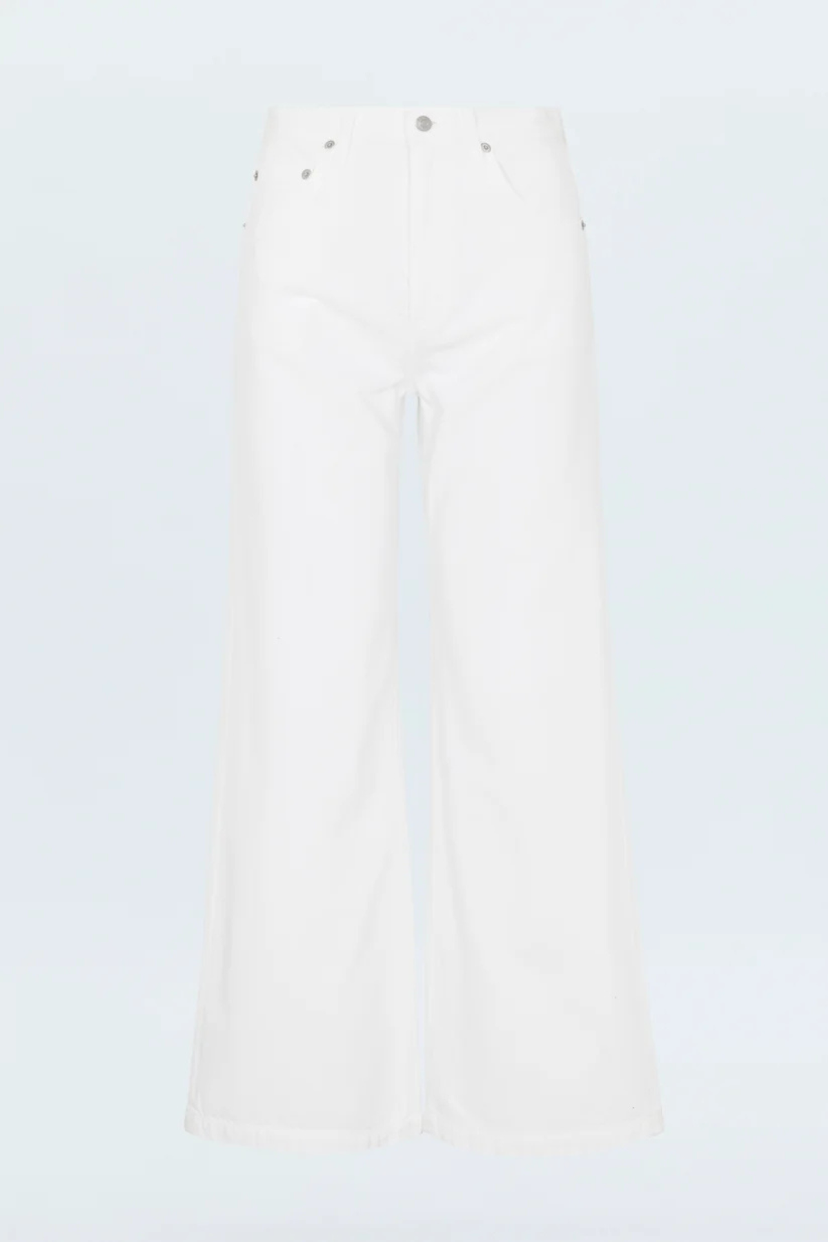 Jadyn Vivid White Low Slung Palazzo