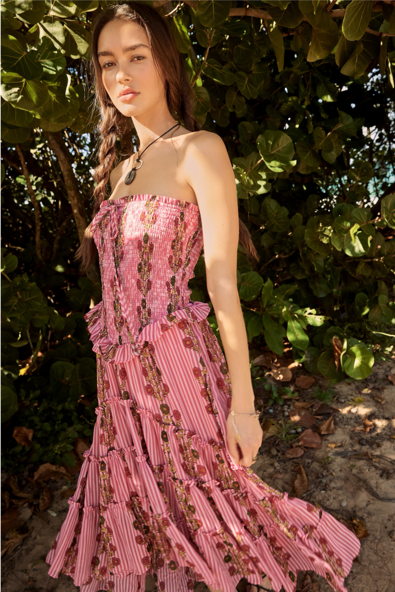 Alejandro Pink Midi Dress