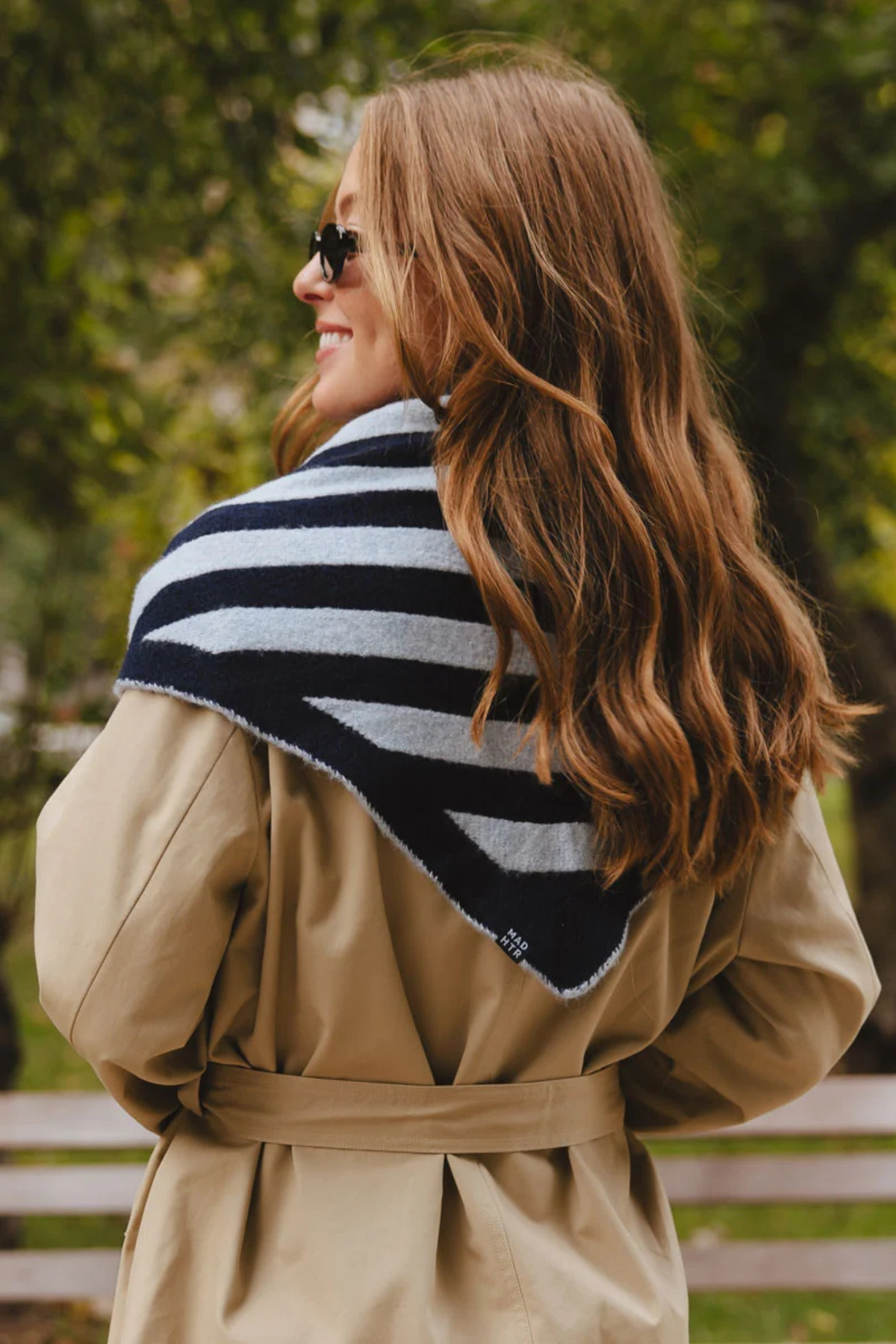 Navy/Blue Triangle Scarf
