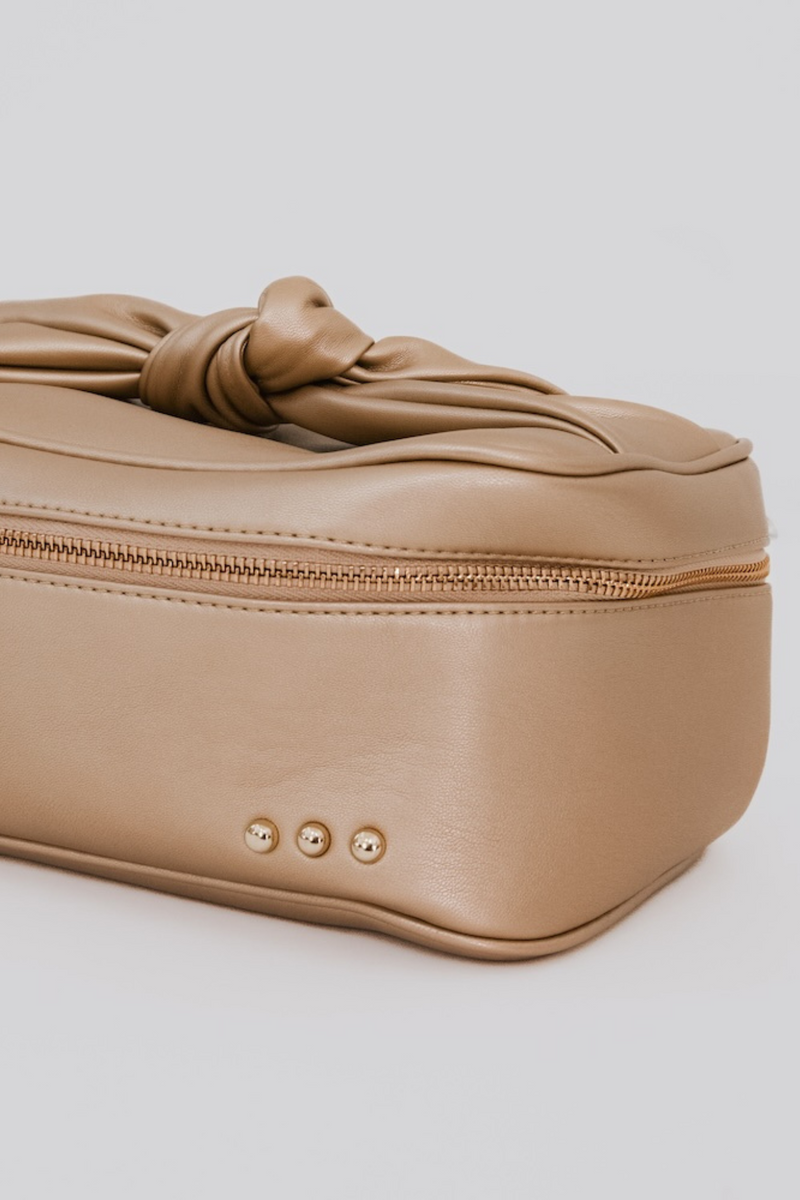 Gold Bow Cosmetic Bag