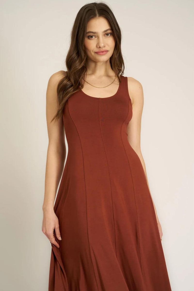 Loma Russet Brown Dress