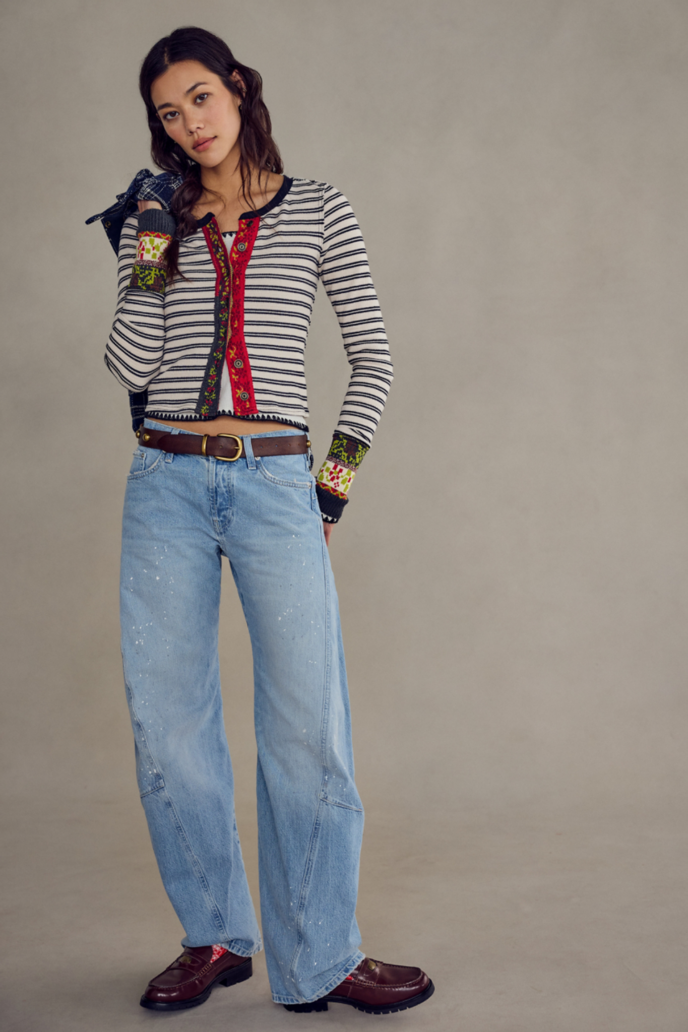 Noa Tea Striped Cardi