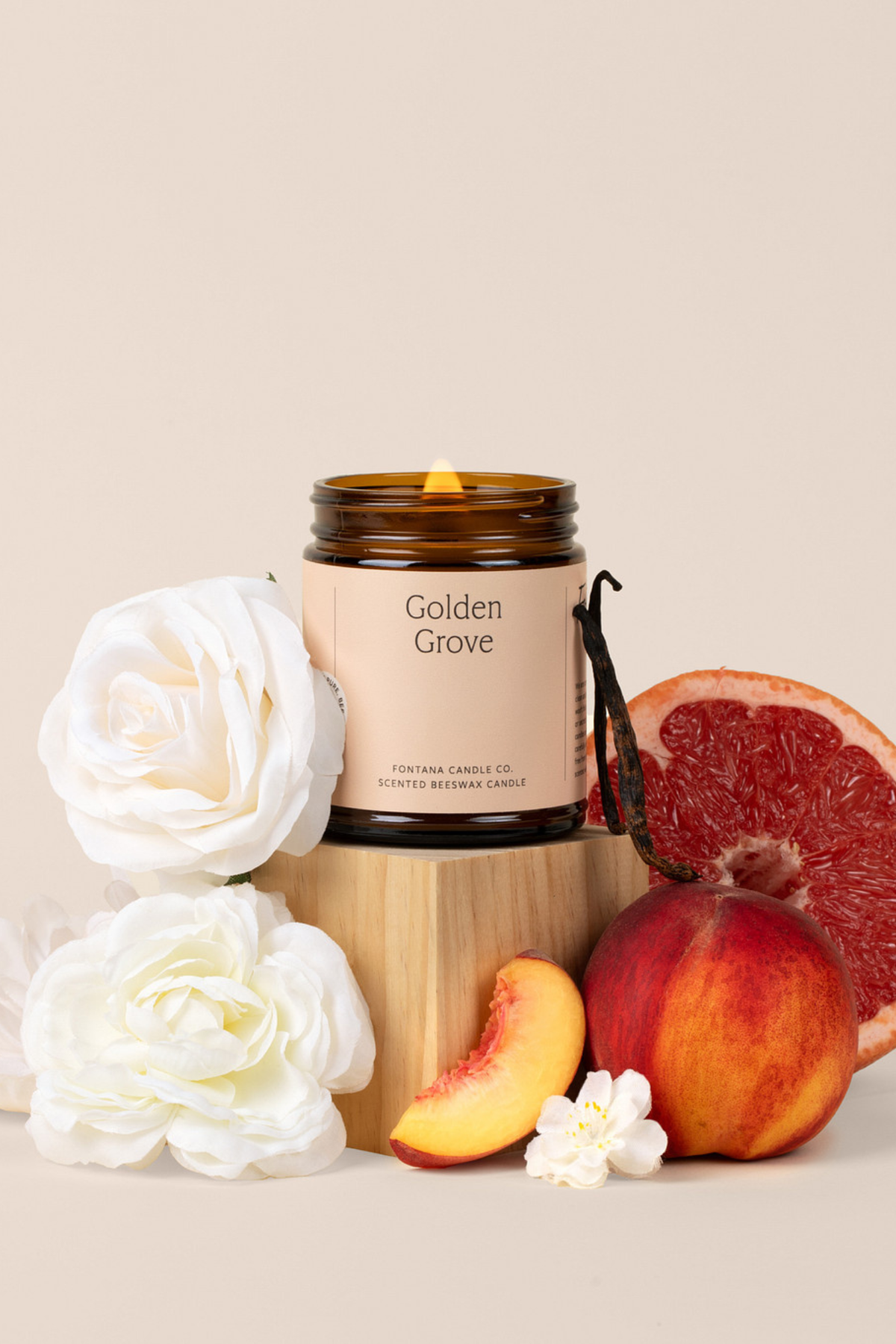 Golden Grove Candle Jar