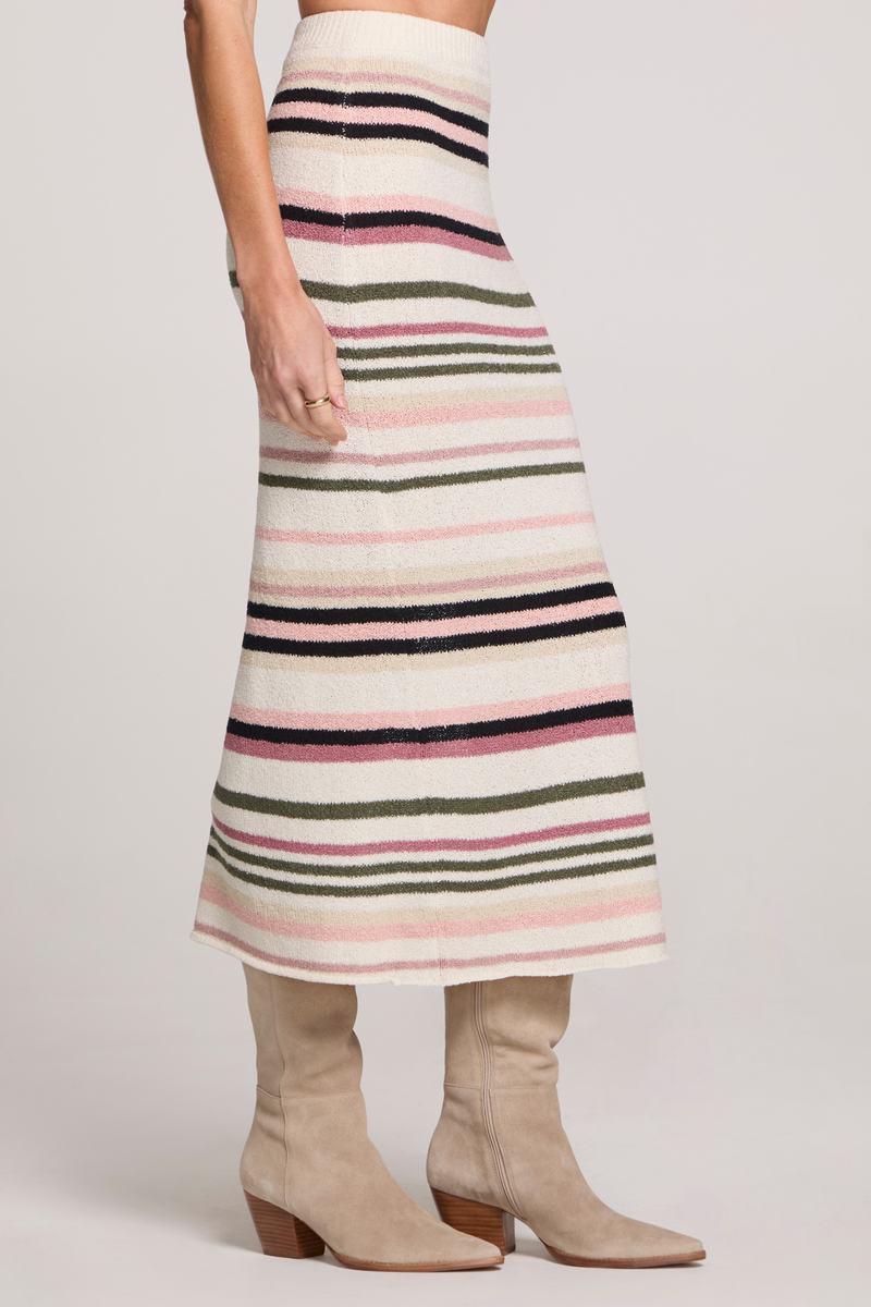 Suzi Stripe Midi Skirt