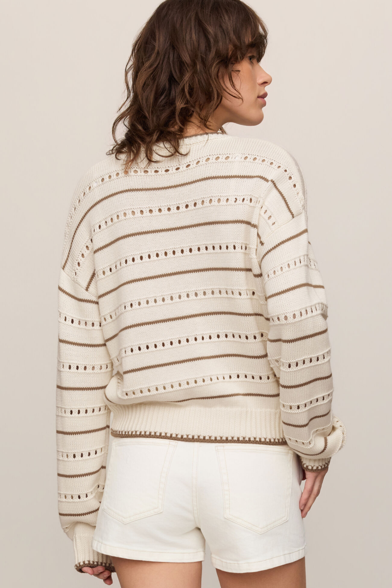 Darby Sandstone Stripe Sweater