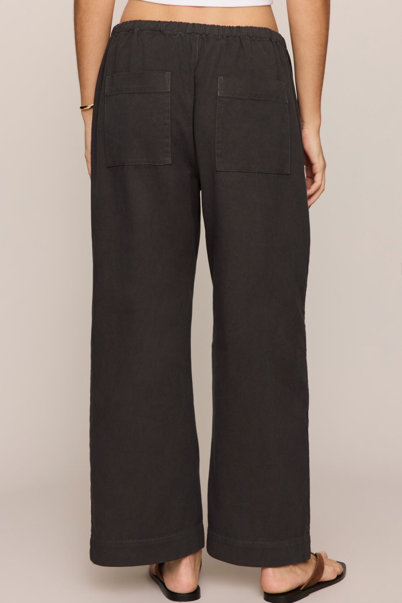 Kit Ash Black Twill Pant