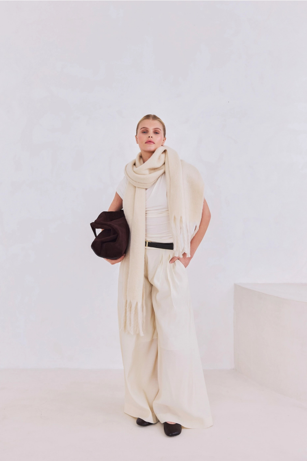 Pebble Beige Scarf