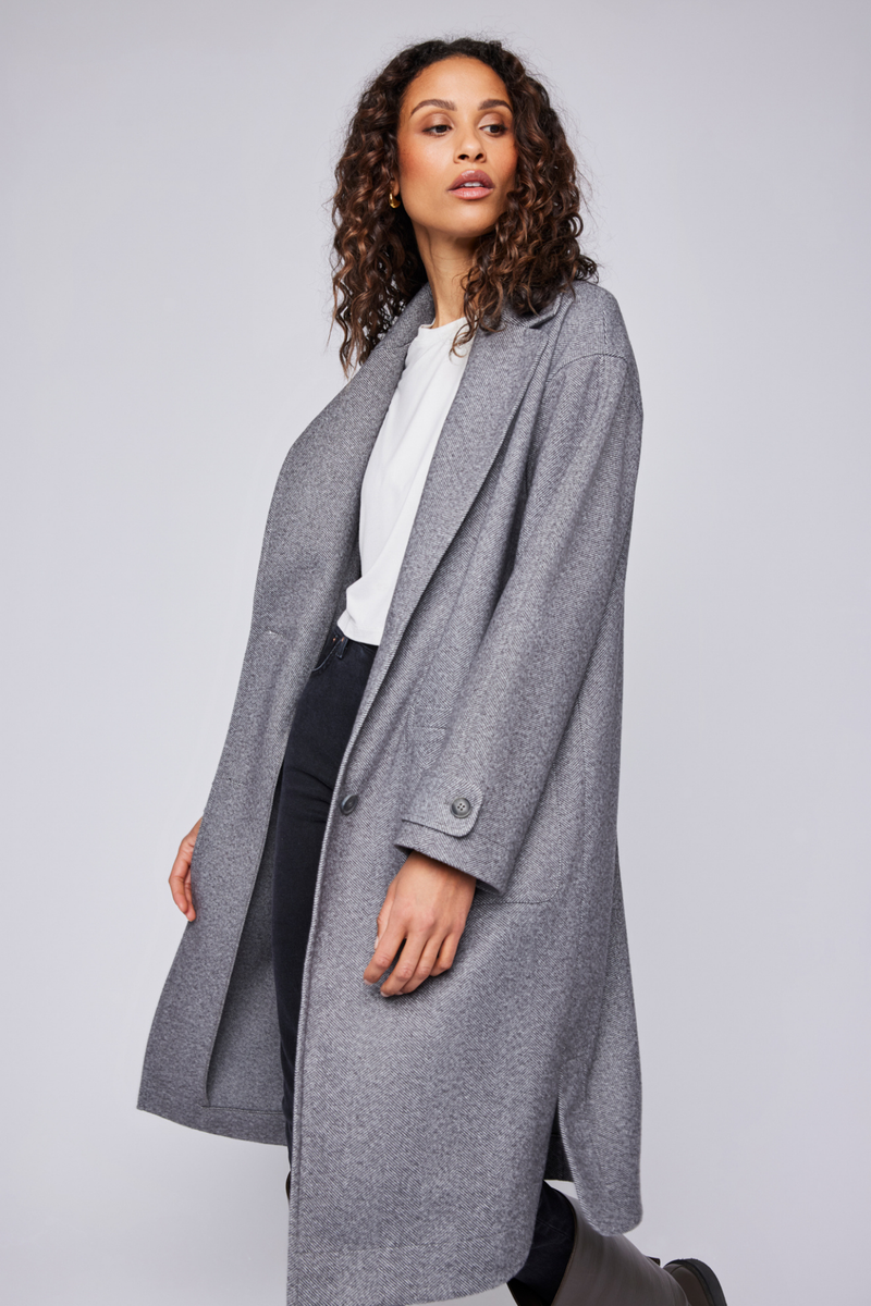 Jude Herringbone Coat