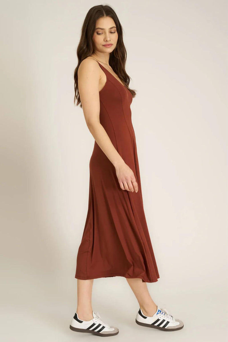 Loma Russet Brown Dress