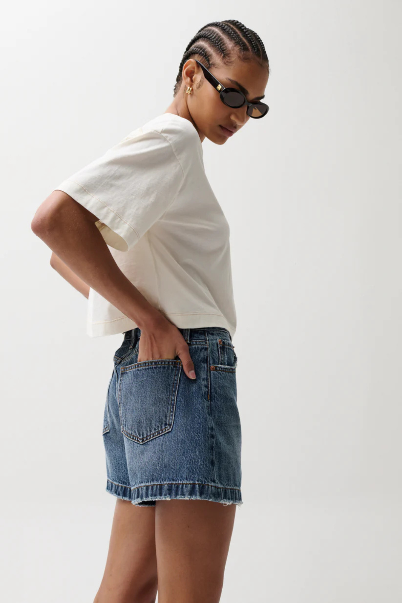 Saige Wishbone High Rise Short