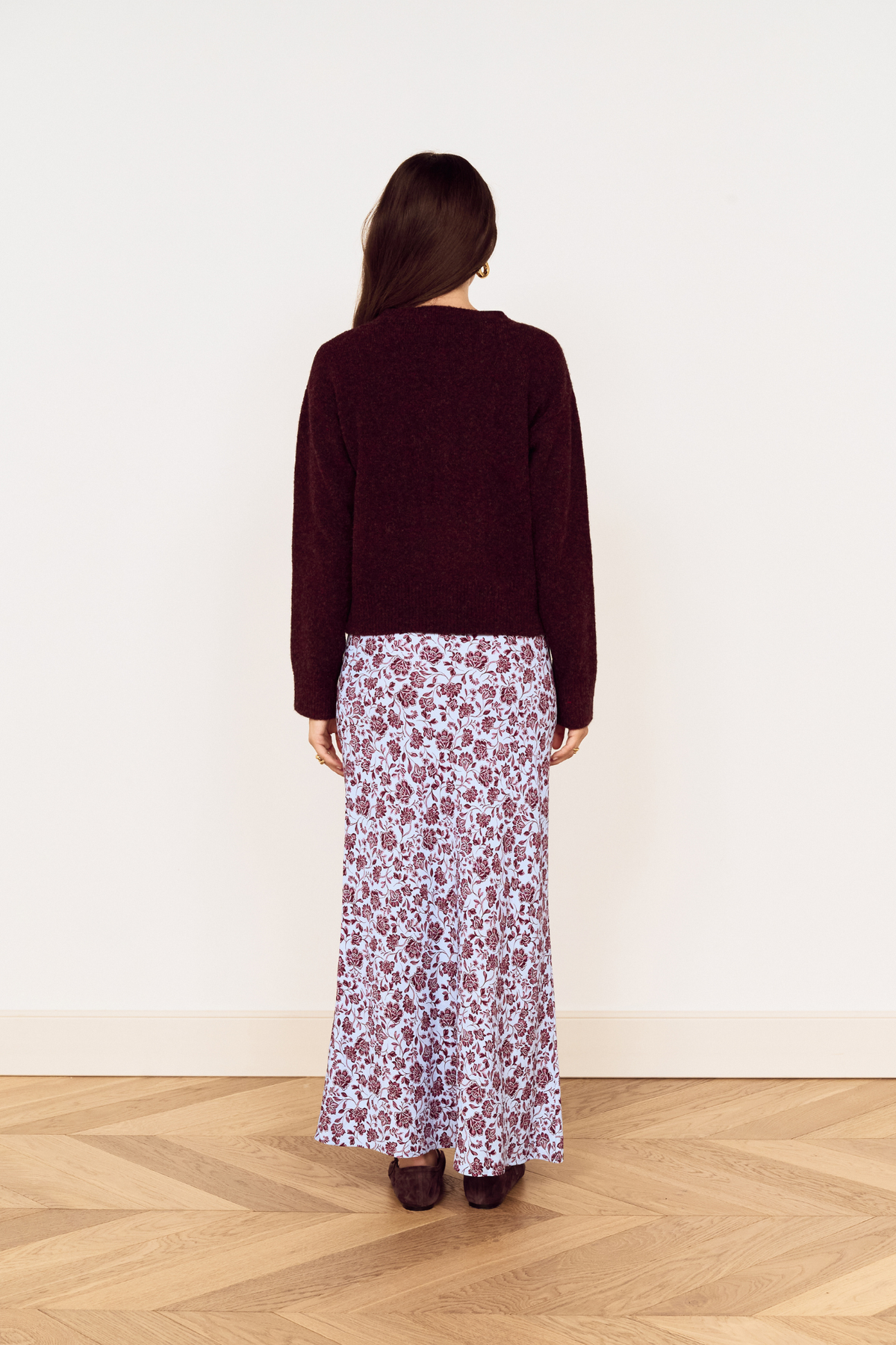 Hadley Burgundy Cardigan