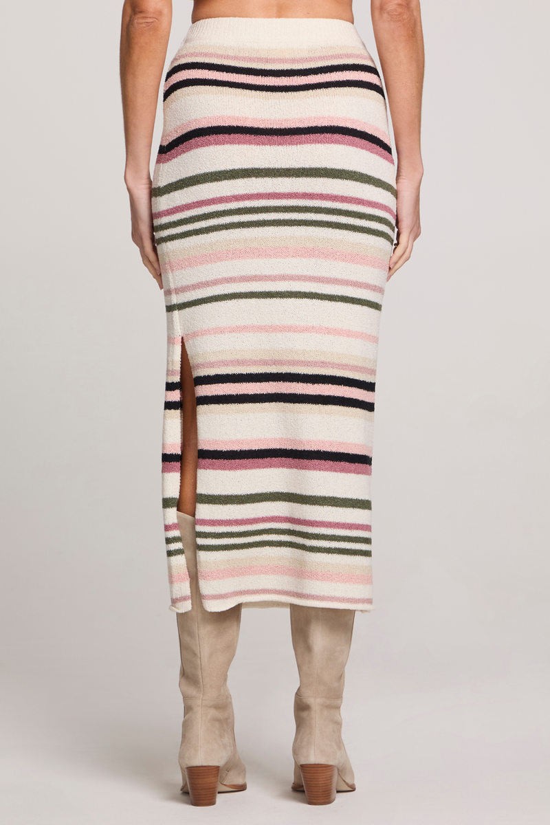 Suzi Stripe Midi Skirt