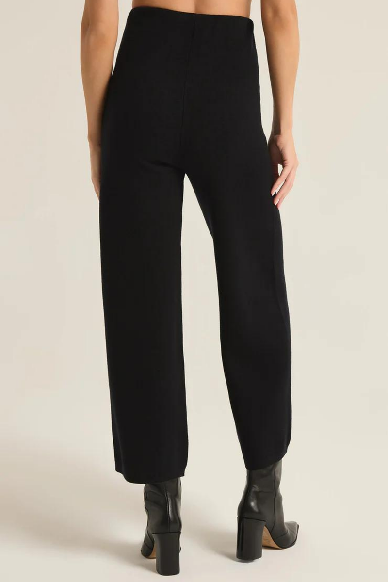 Elowen Black Sweater Knit Pant