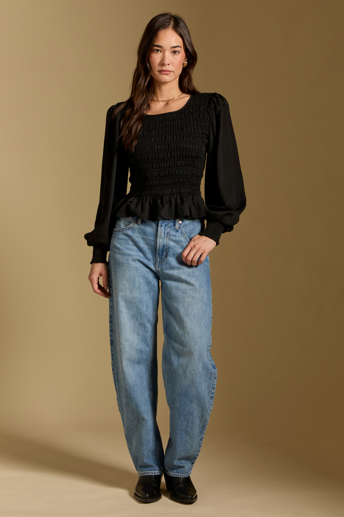 Briella Black Top