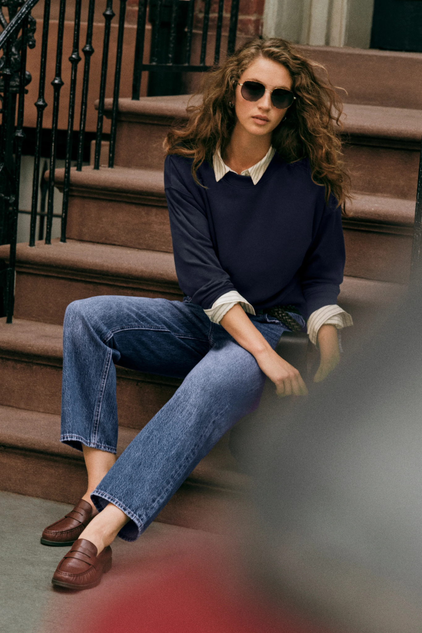 Off Duty Breakpoint Mid Rise Bowed Ankle