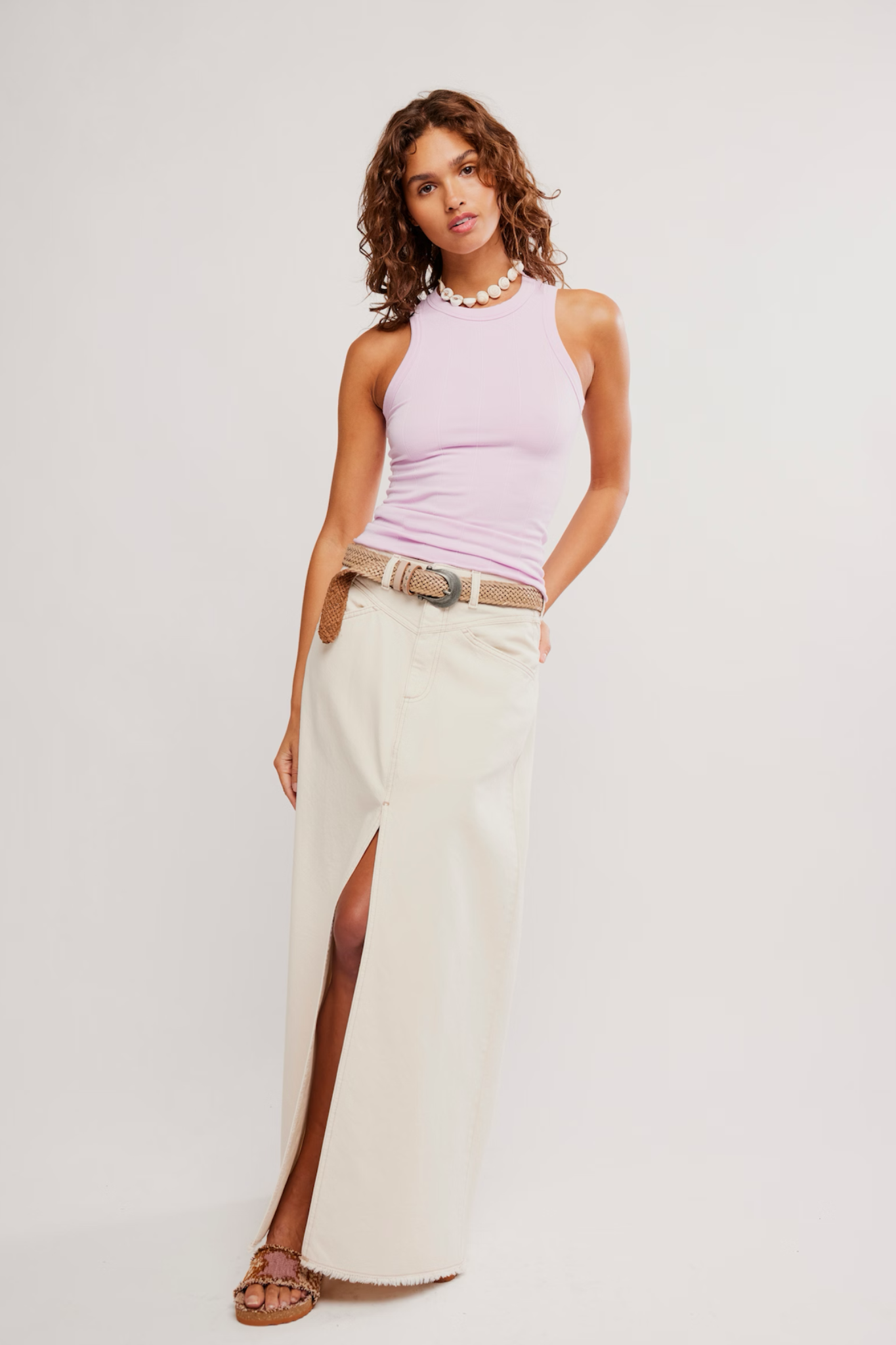 So Soft Pink Seamless Modal Tank