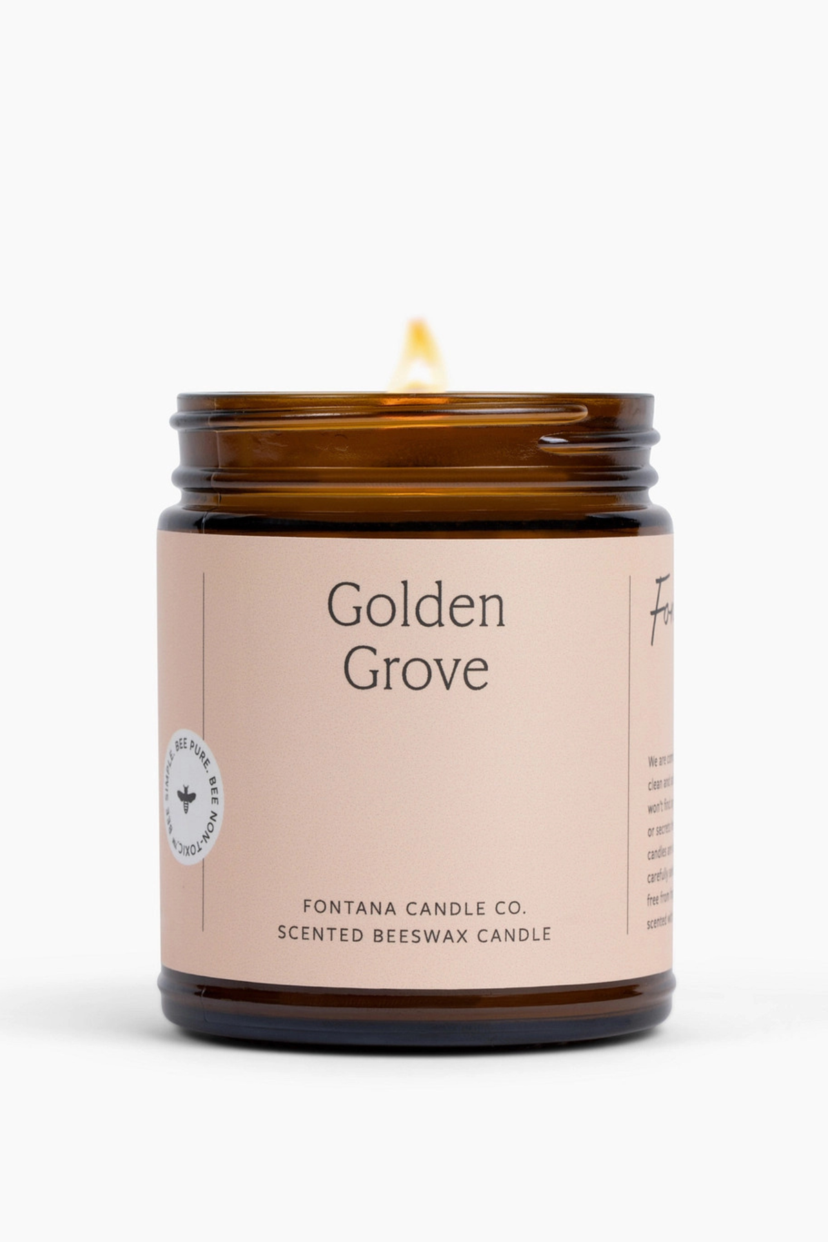 Golden Grove Candle Jar