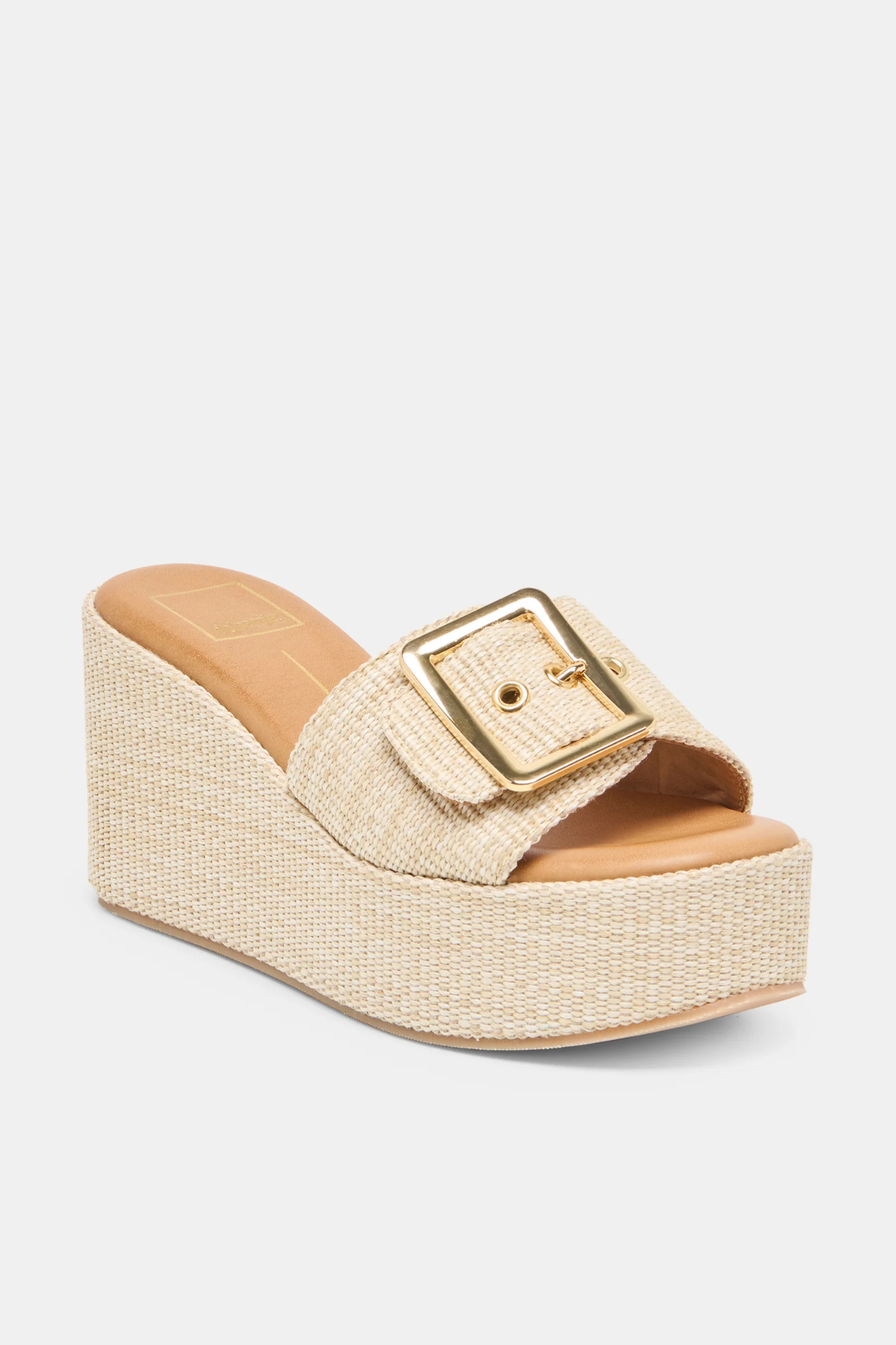 Jilian Natural Raffia Wedge