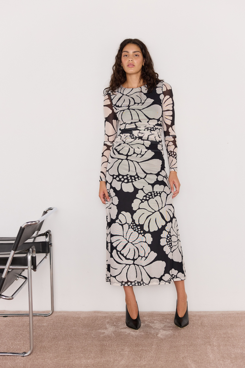 Eden Mesh Maxi Dress