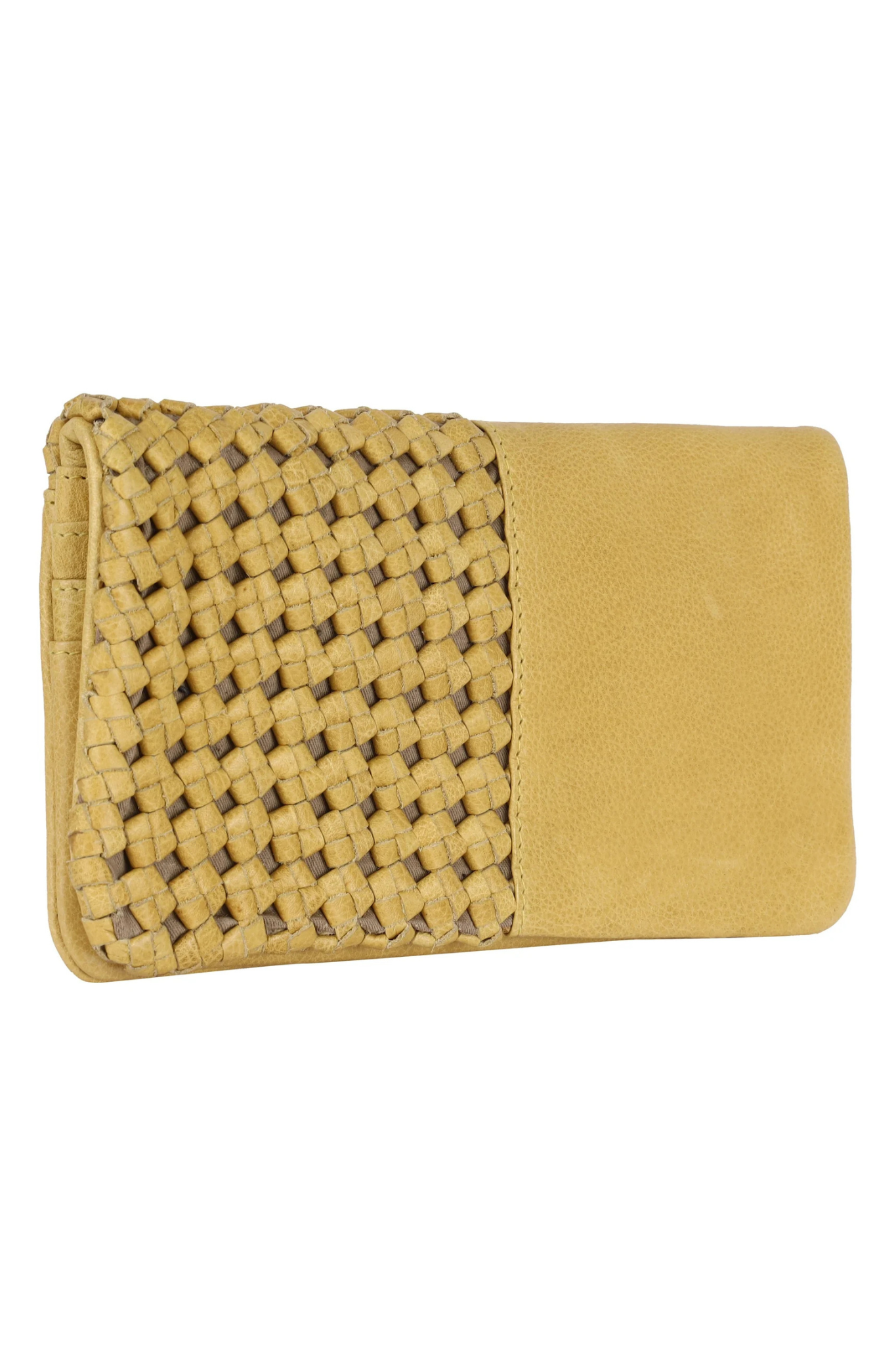 Whitney Lemon Leather Wallet