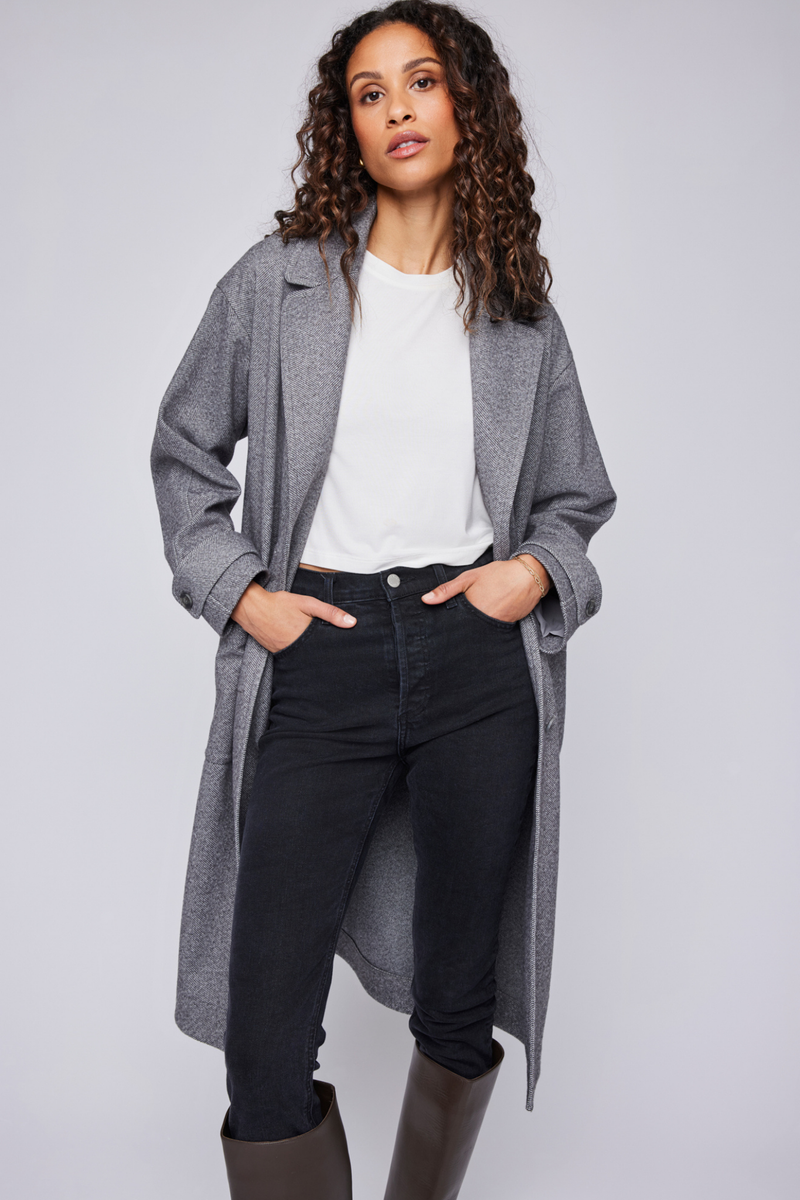 Jude Herringbone Coat