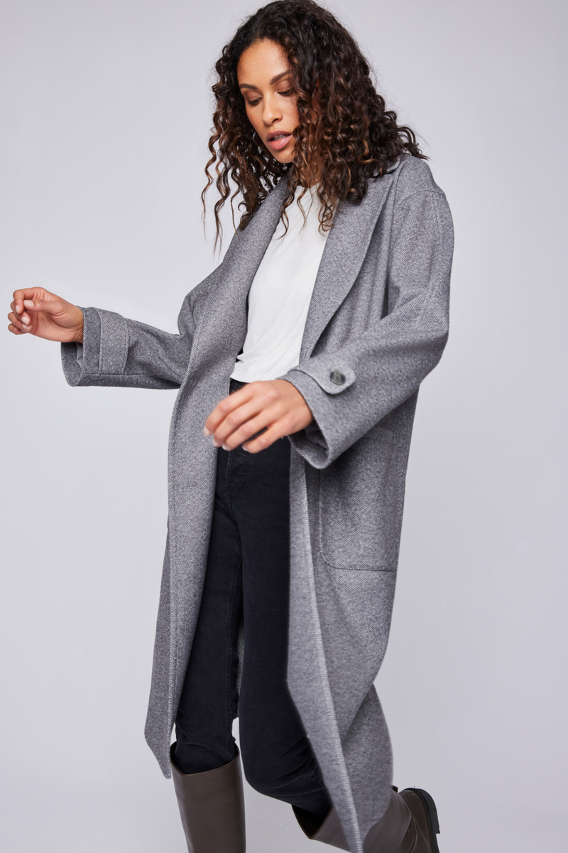 Jude Herringbone Coat