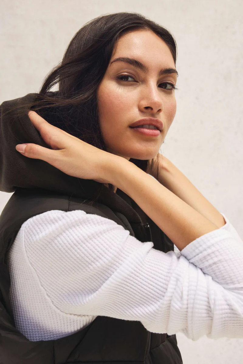 Essential Black Puffer Vest