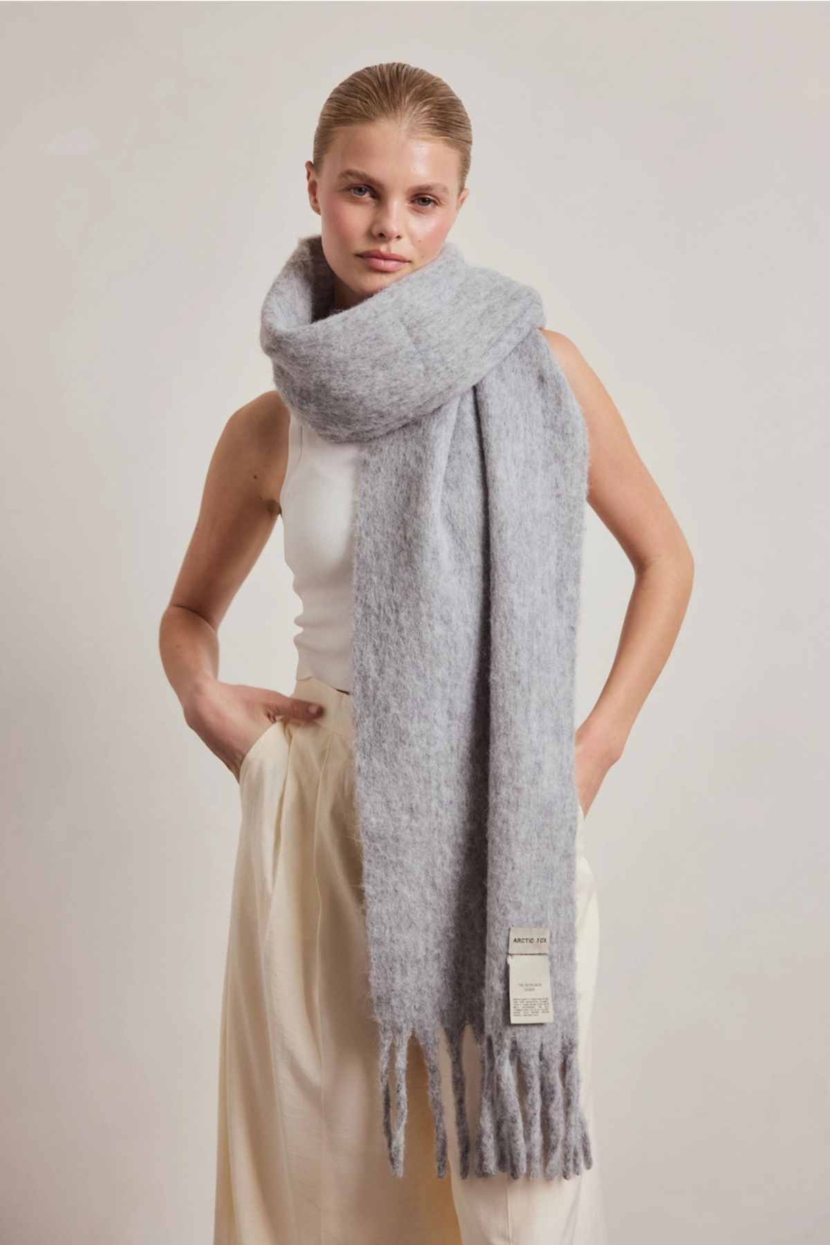 Heather Grey Scarf