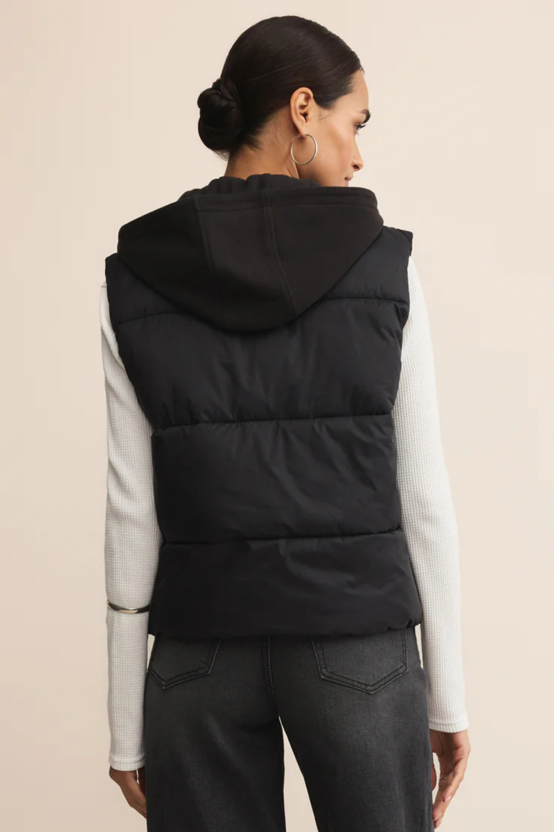 Essential Black Puffer Vest