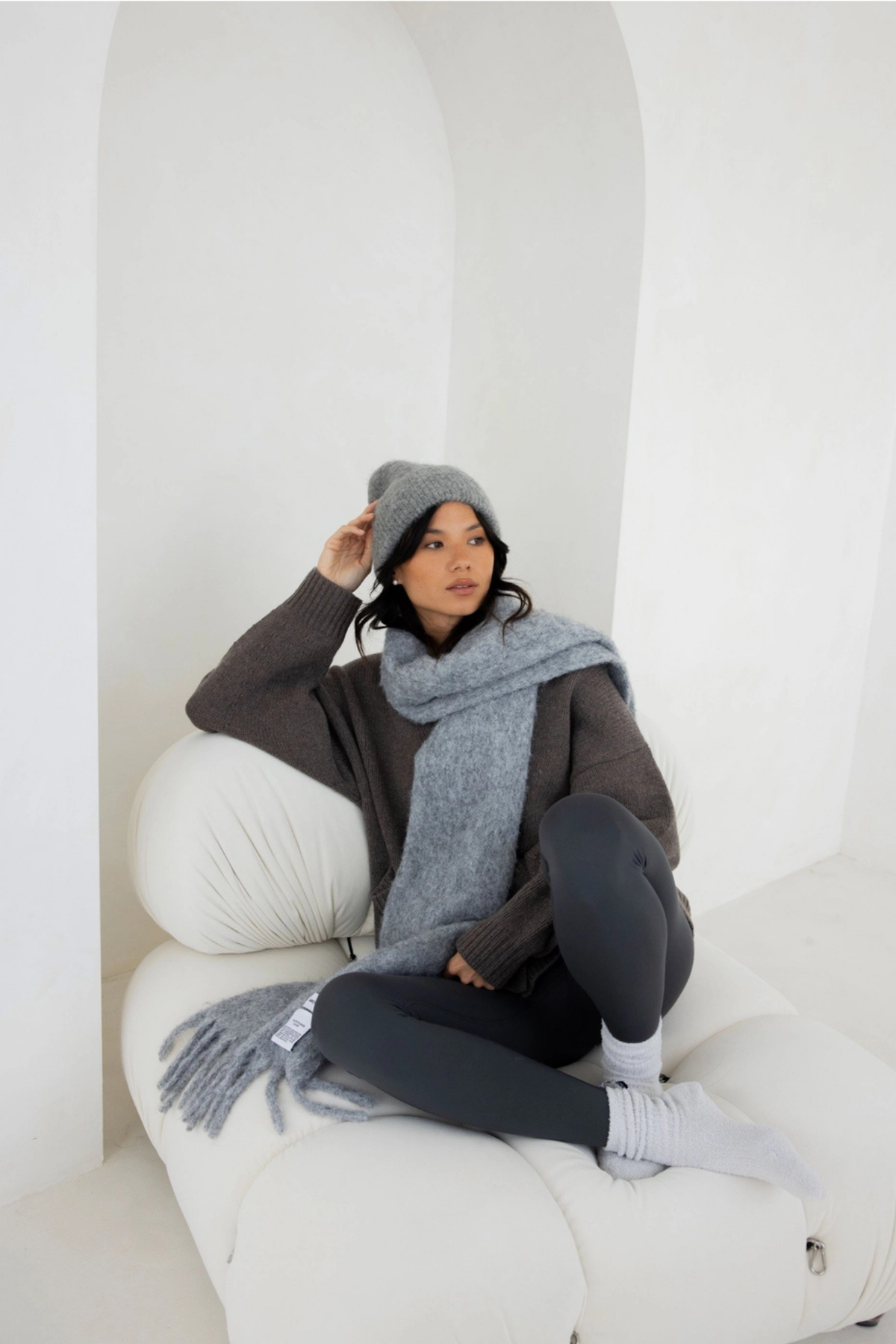 Heather Grey Scarf