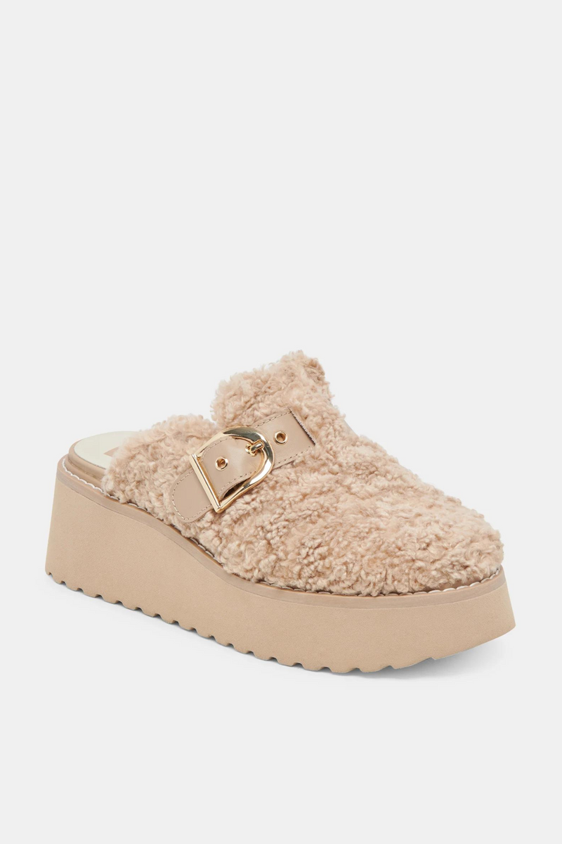 Lelani Natural Plush Clog