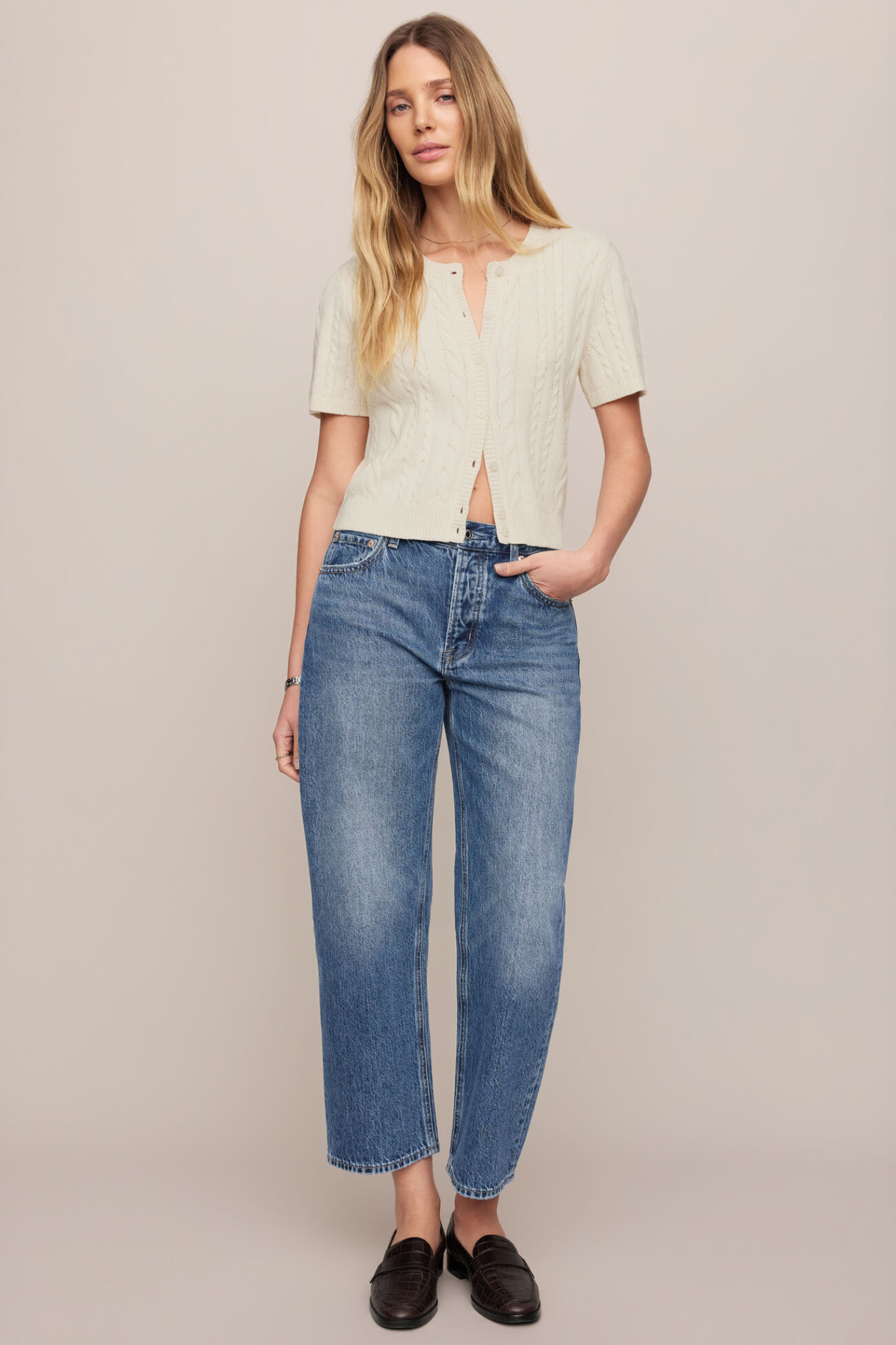 Off Duty Breakpoint Mid Rise Bowed Ankle