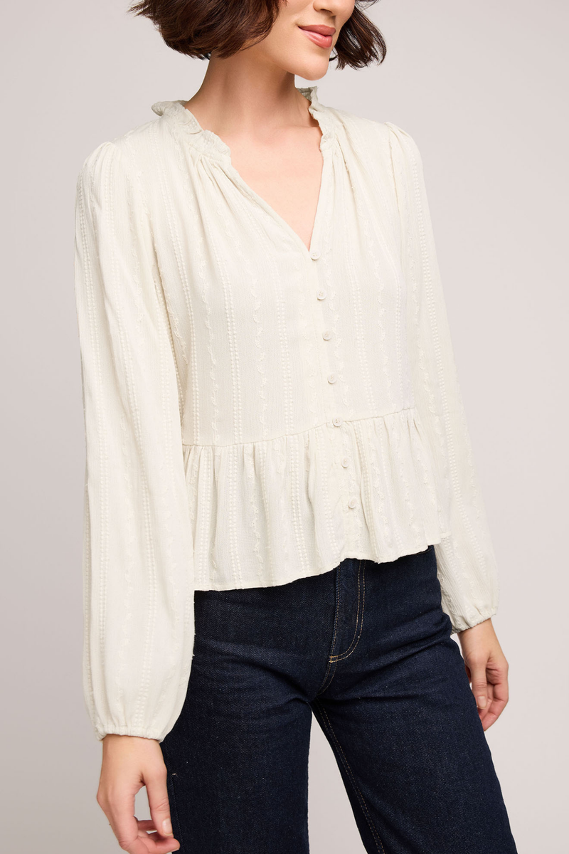 Ophelia Cream Blouse