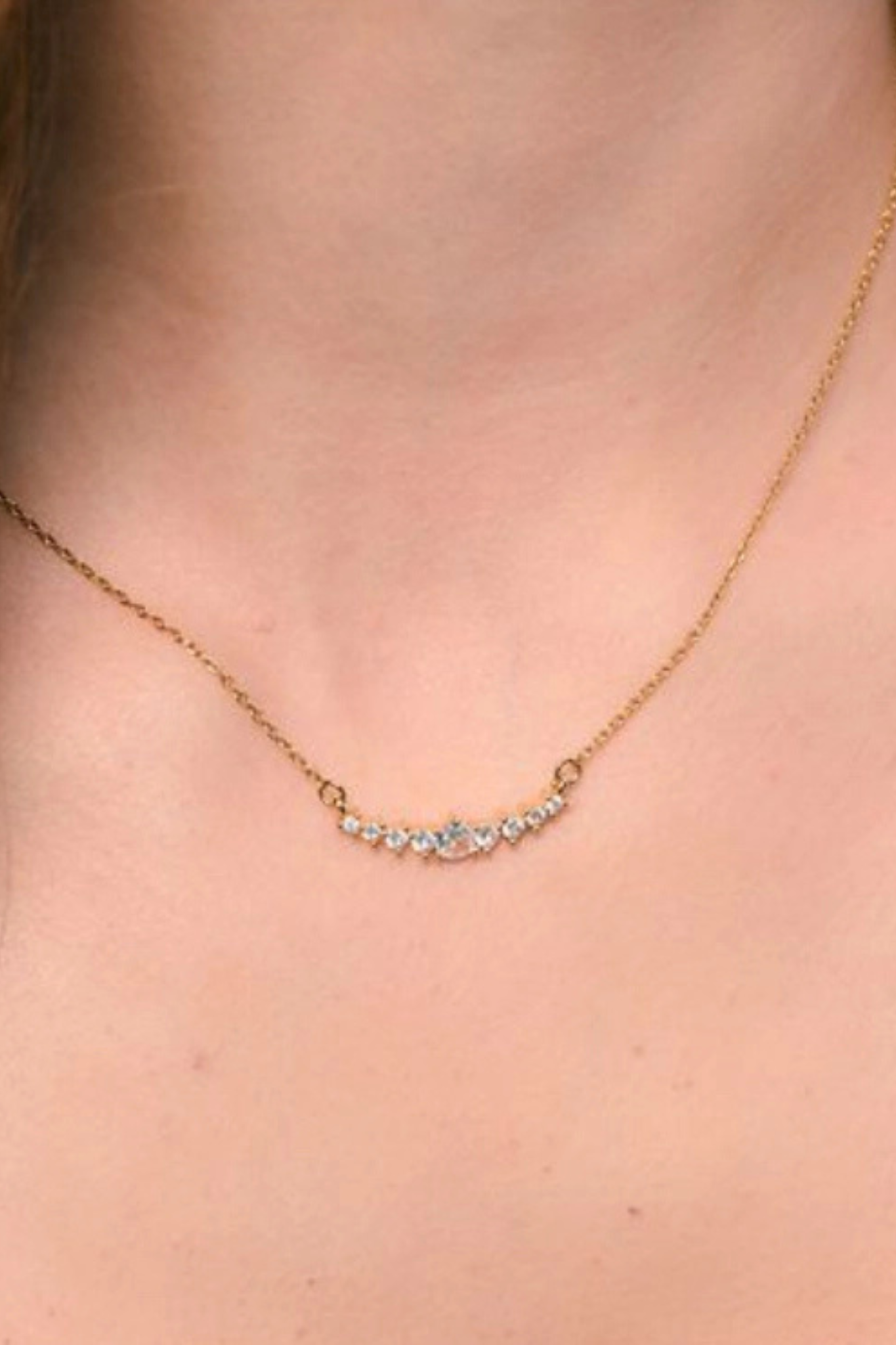 Tully Crystal Bar Necklace
