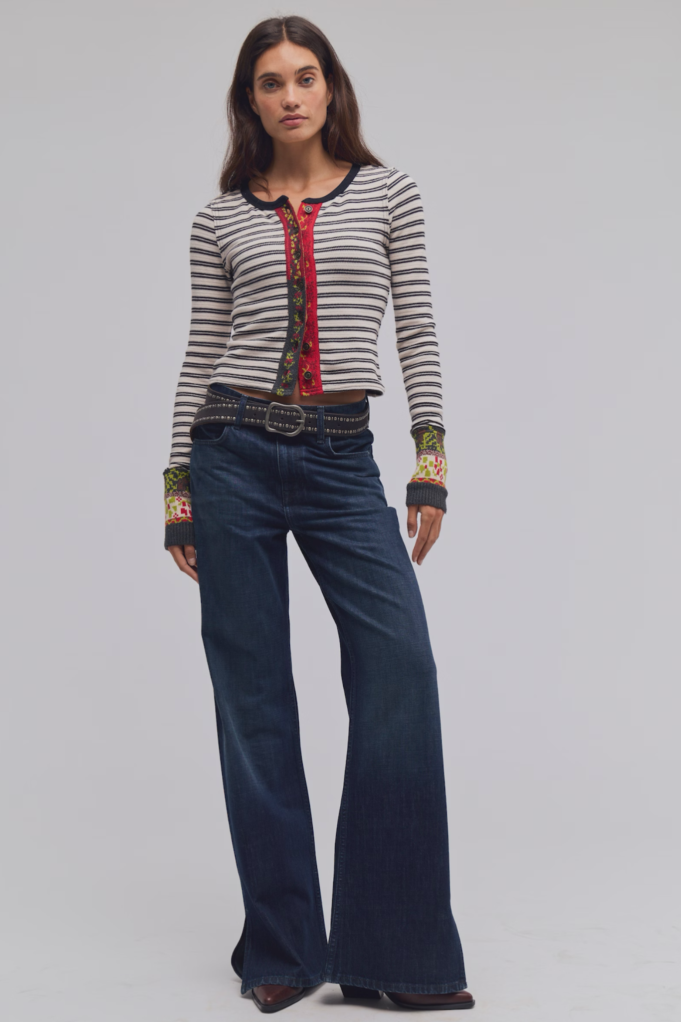 Noa Tea Striped Cardi