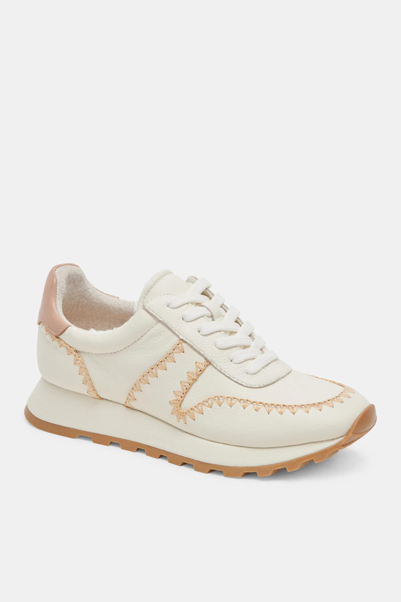 Ayita White Leather Sneaker