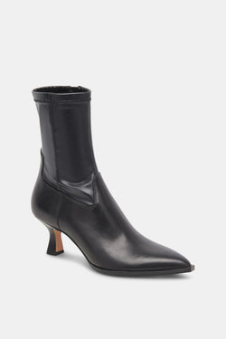 Arya Black Leather Boot