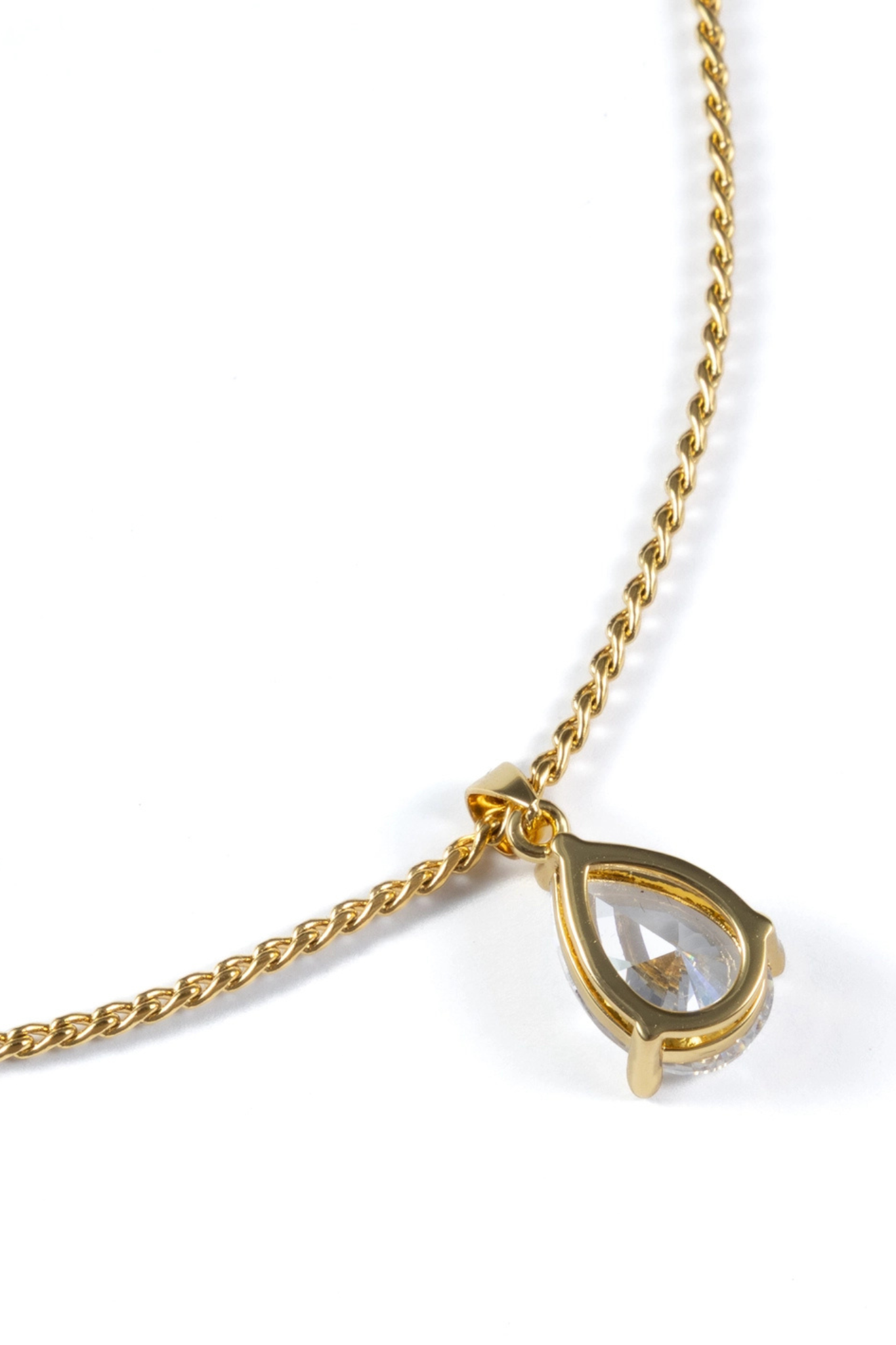 Pear Pendant Necklace