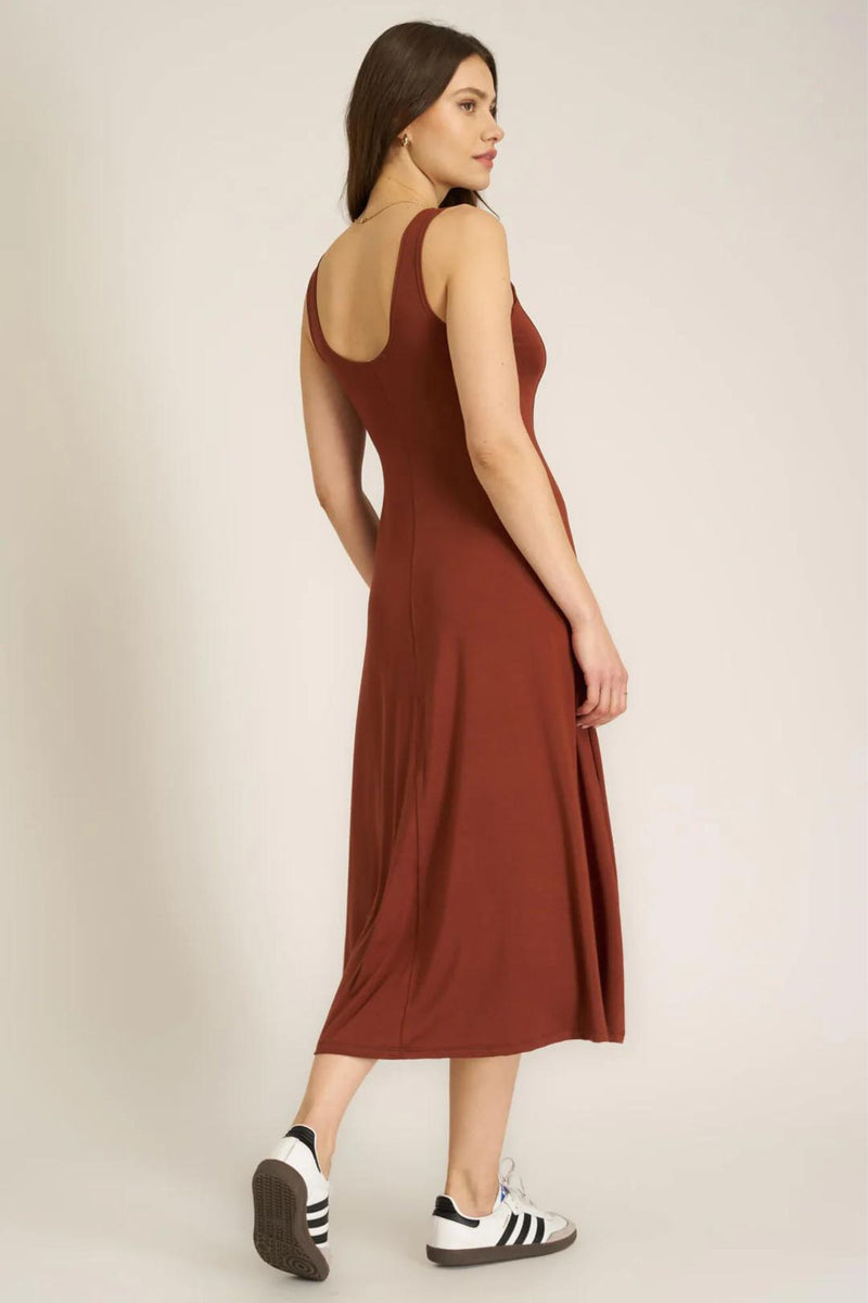 Loma Russet Brown Dress