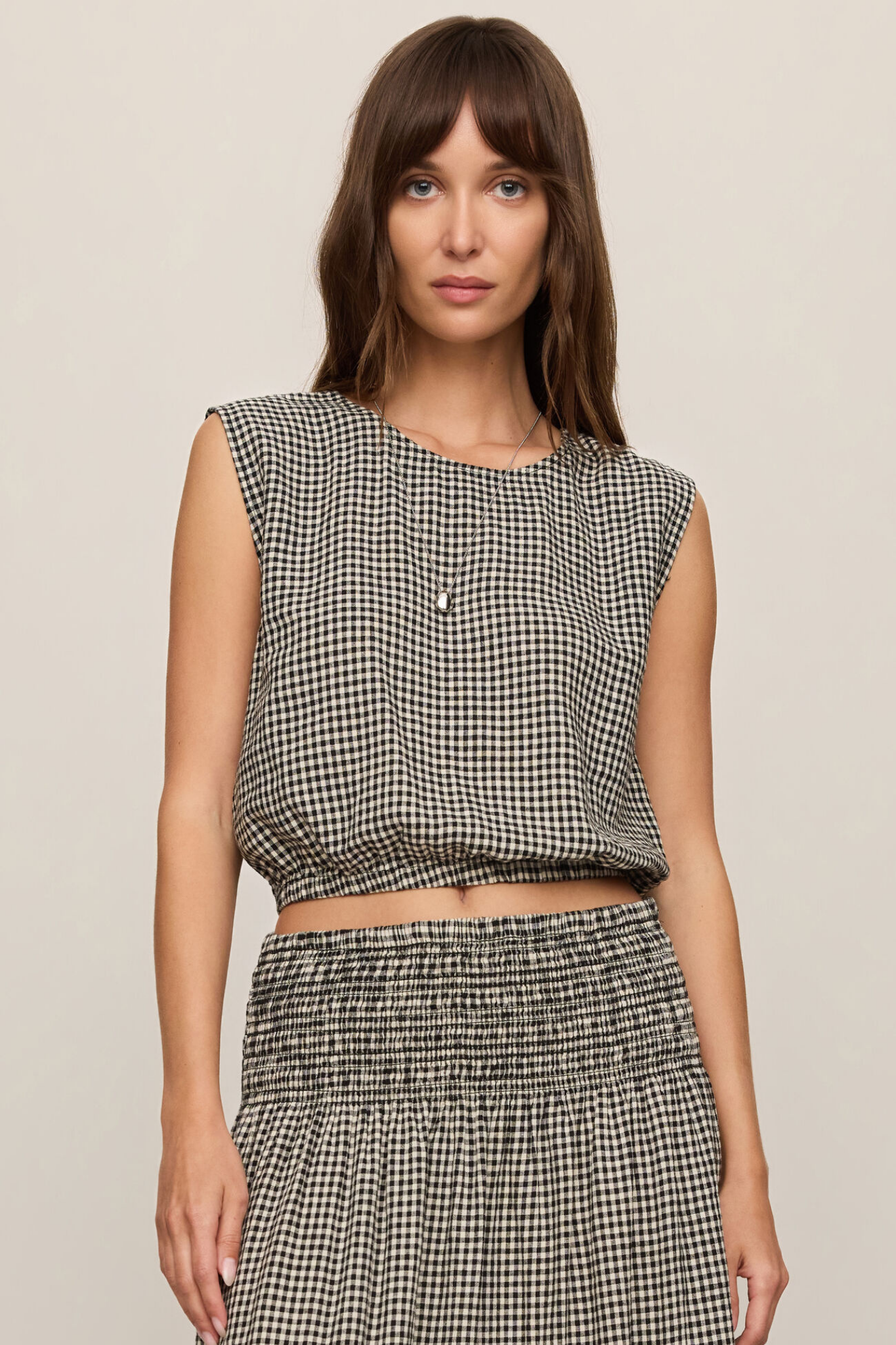 Merit Gingham Tank