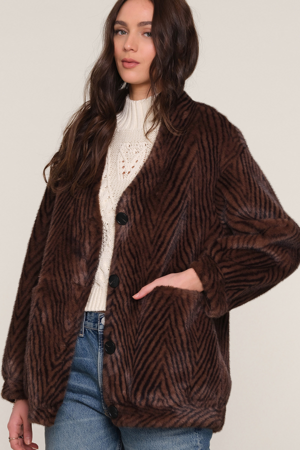 Nelsi Mink Jacket