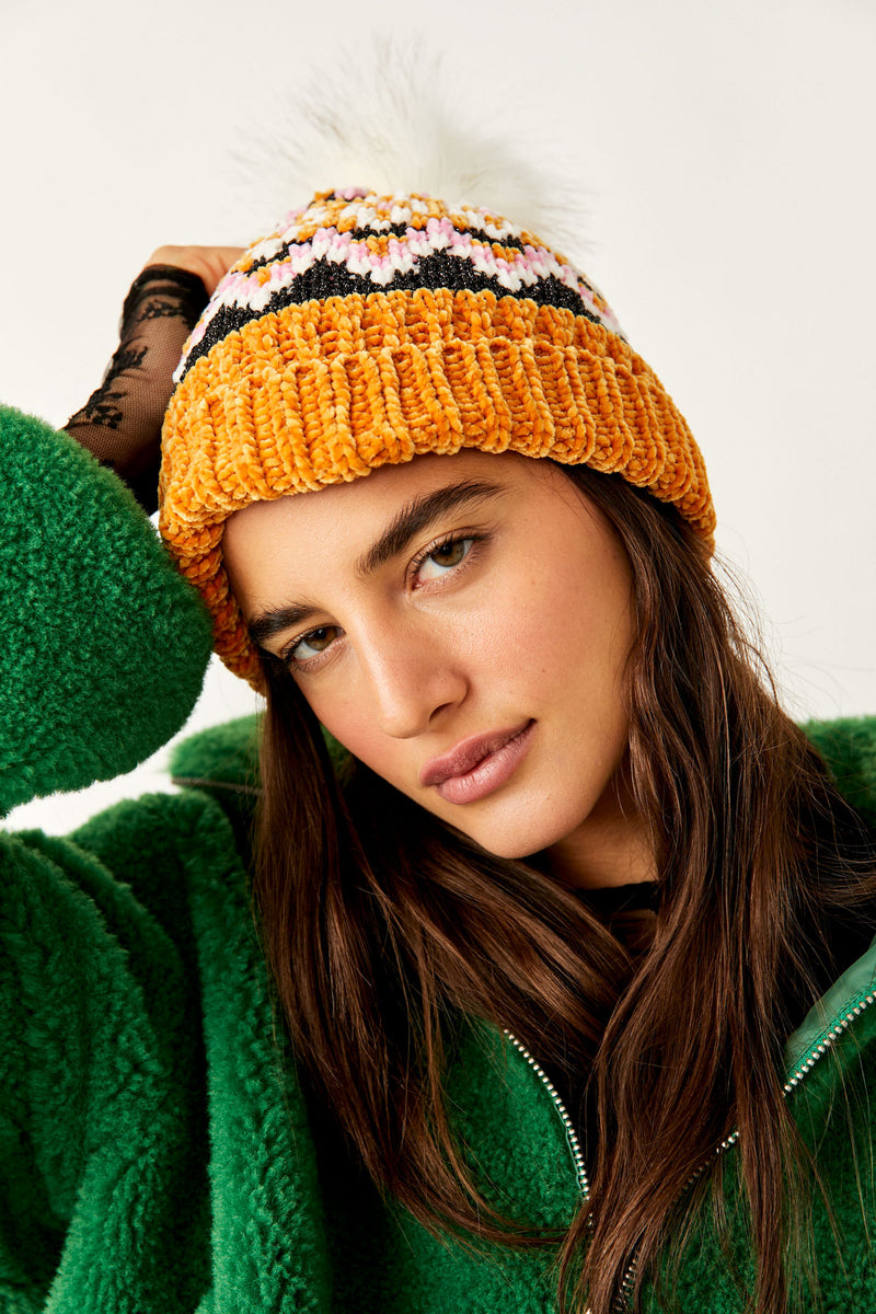 Chalet Fairisle Pom Beanie