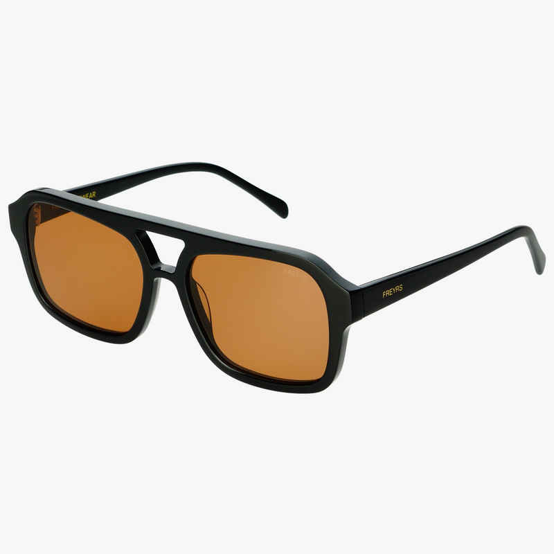 Havana Black Acetate Sunglasses