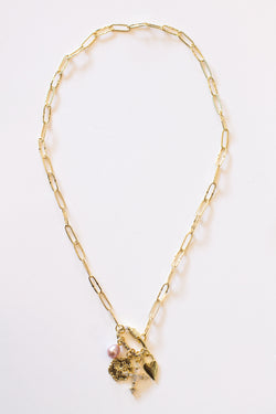 Pink Pearl Charmie Necklace