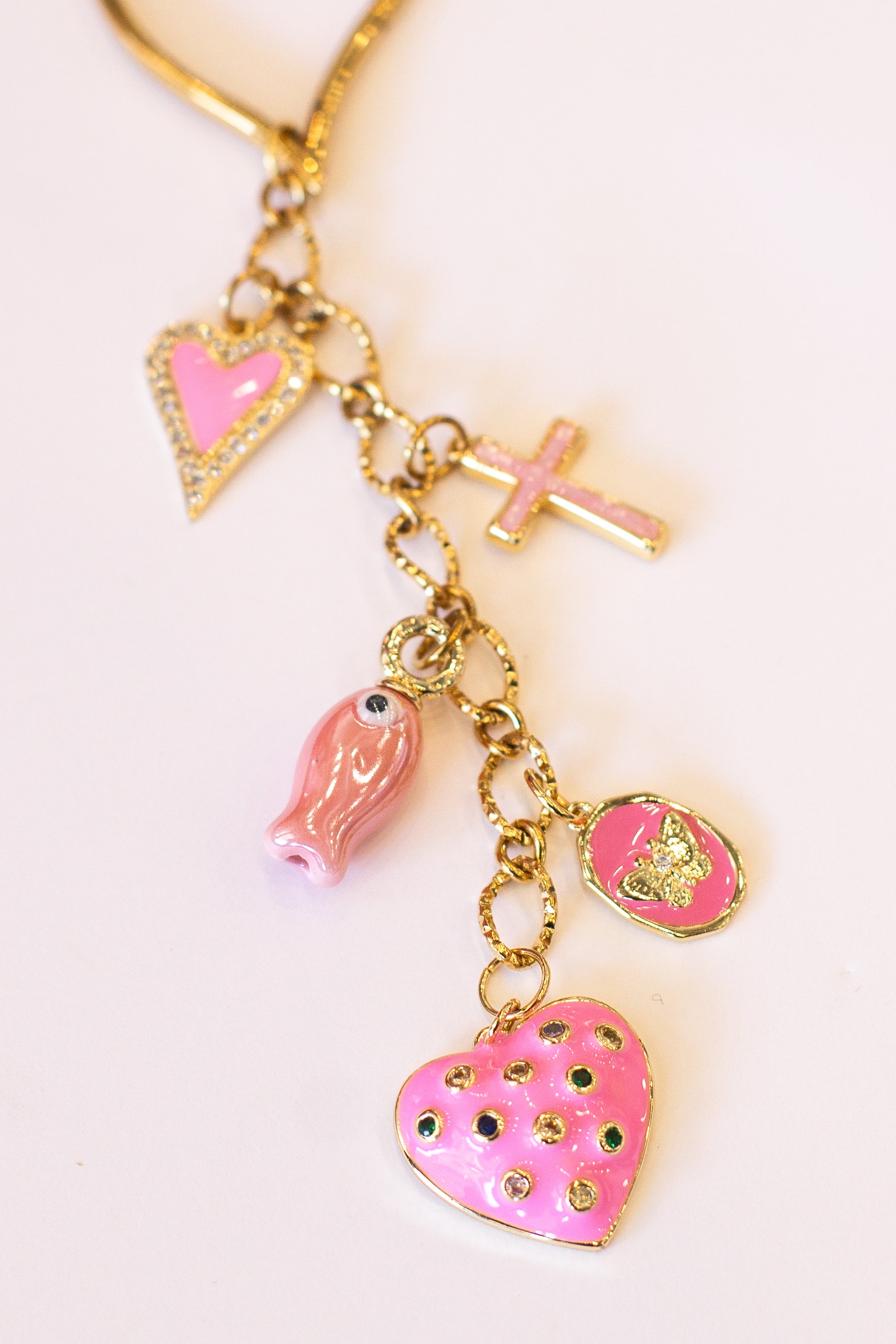 Pink Charmie Keychain