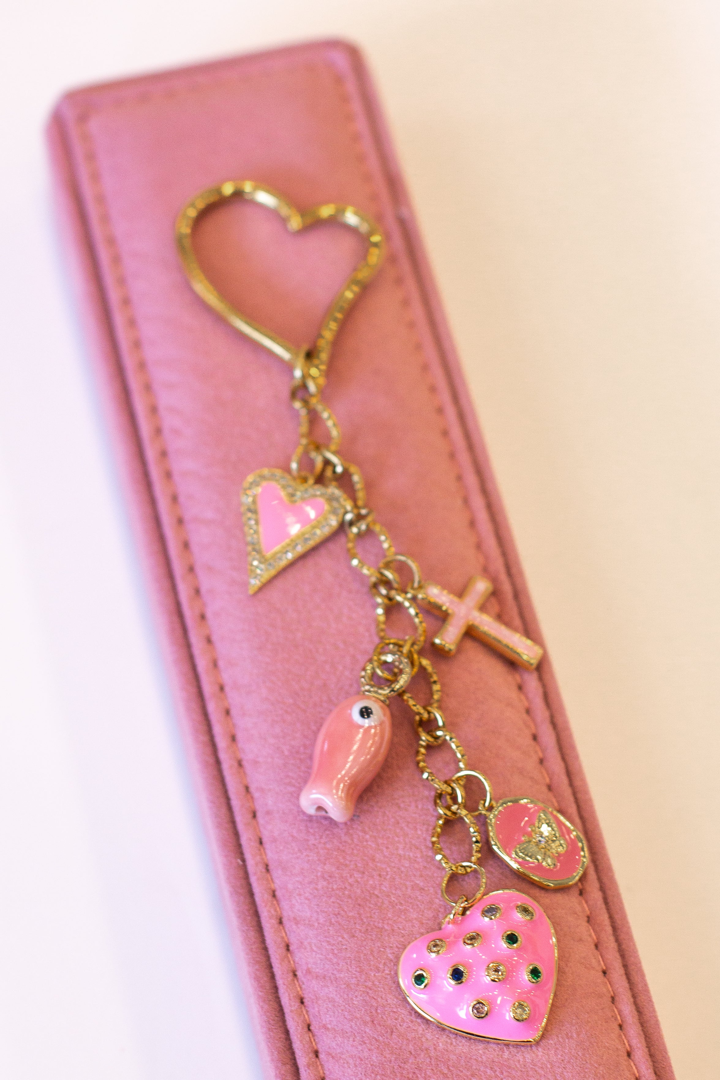Pink Charmie Keychain