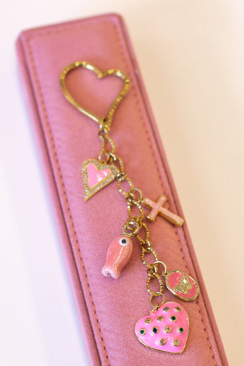 Pink Charmie Keychain